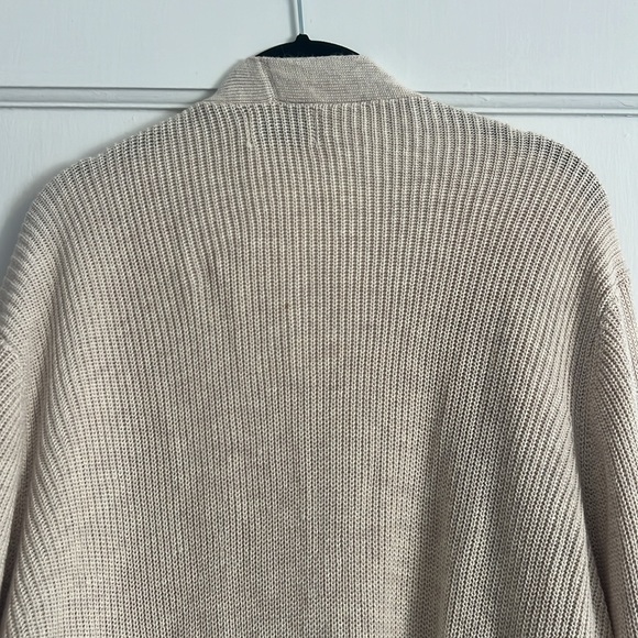 XXL Open-Front Longline Cardigan Sweater - Picture 8 of 9